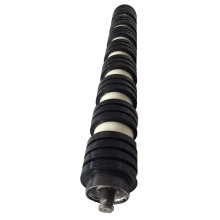 Self Cleaning Rubber Spiral Roller for crushing plant